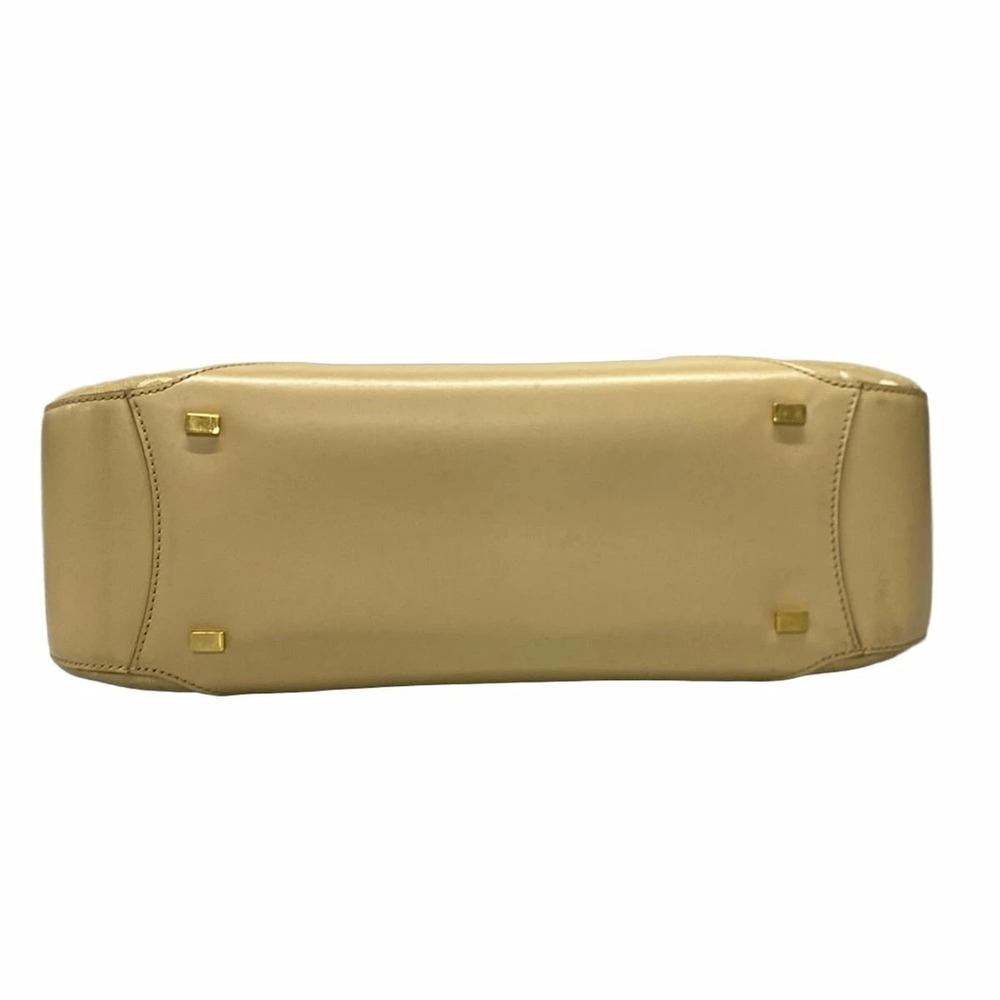 CELINE Macadam Tote Bag Beige Leather - Picture 5 of 7